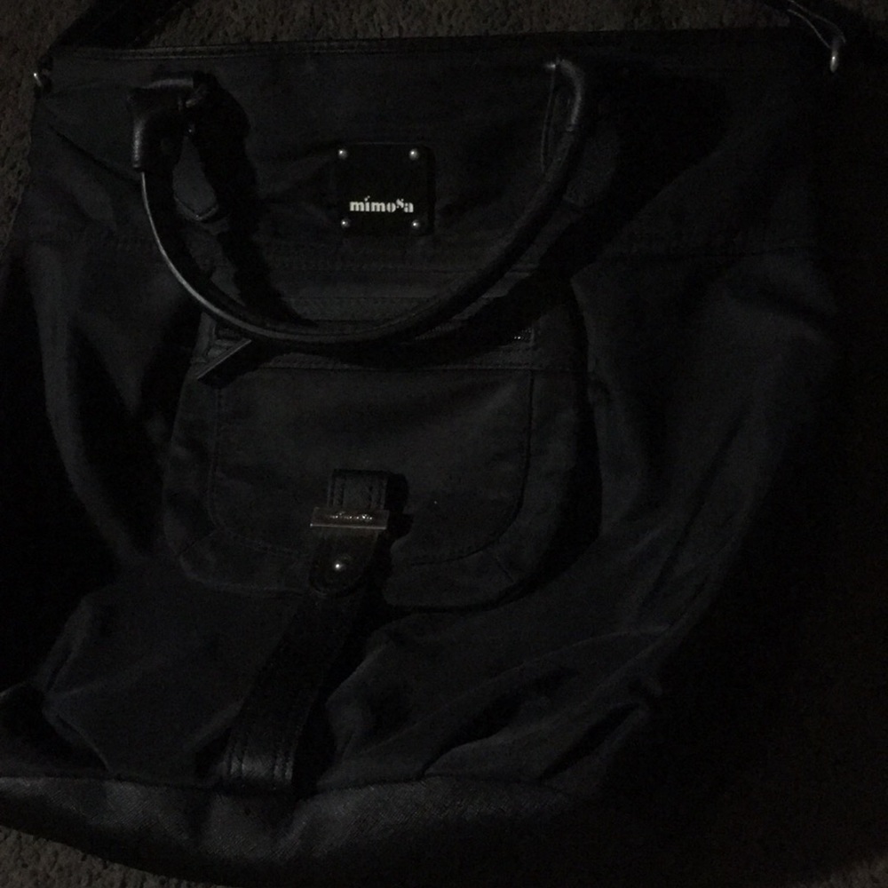 Black Nylon Crossbody Bag